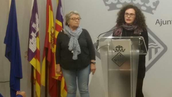 Mercè Borràs y Eva Frade, concejalas de Palma Mercè Borràs y Eva Frade, concejalas de Palma