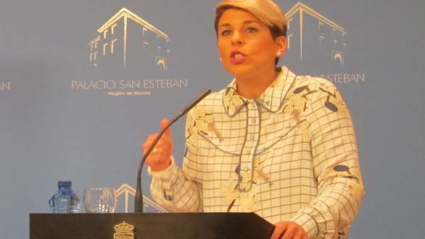 La portavoz del Gobierno regional, Noelia Arroyo La portavoz del Gobierno regional, Noelia Arroyo