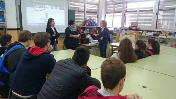 Uno de las experiencias de 'Vidas en las aulas' en Almería. Uno de las experiencias de 'Vidas en las aulas' en Almería.