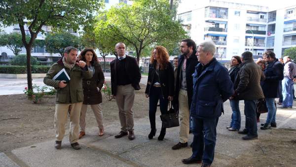 Muñoz visita los Jardines de Capuchinos Muñoz visita los Jardines de Capuchinos