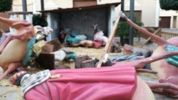 Ataque al belén municipal de l'Alqueria de la Comtessa Ataque al belén municipal de l'Alqueria de la Comtessa