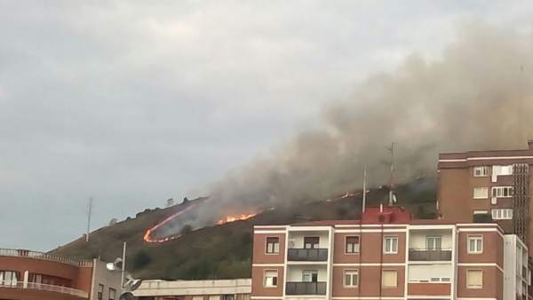 Incendio en Artxanda, Bilbao Incendio en Artxanda, Bilbao