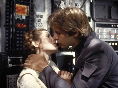 Harrison Ford y Carrie Fisher