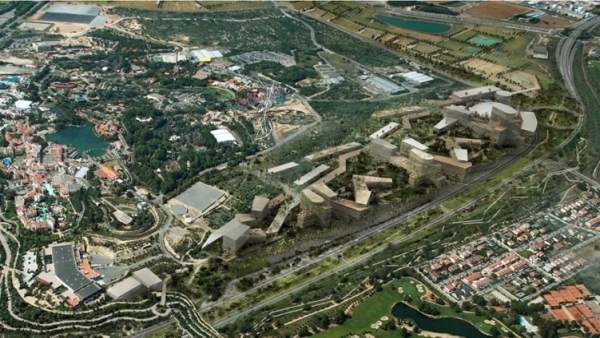 Proyección virtual del futuro Centro Recreativo y Turístico de Vila-seca y Salou Proyección virtual del futuro Centro Recreativo y Turístico de Vila-seca y Salou