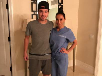 Nasri en la clínica Drop Doctors