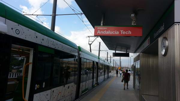 Metro, Suburbano, tranvía, Andalucía Tech, UMA, Universidad, Teatinos Metro, Suburbano, tranvía, Andalucía Tech, UMA, Universidad, Teatinos