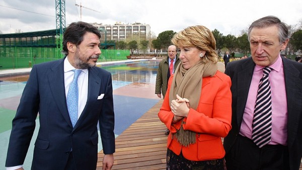 Esperanza Aguirre e Ignacio González en el golf de Chamberí Esperanza Aguirre e Ignacio González en el golf de Chamberí