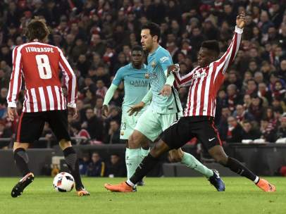Iñaki Williams y Sergio Busquets