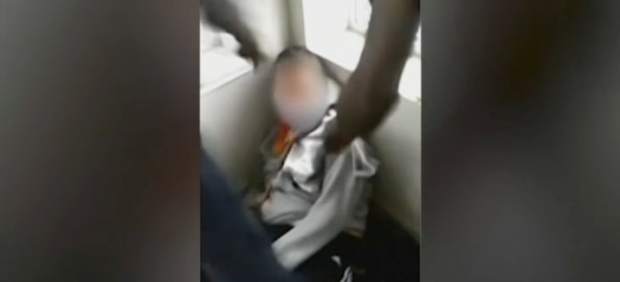 Brutal agresión a un discapacitado