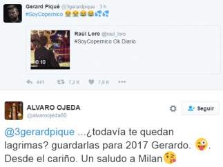 Piqué y Álvaro Ojeda