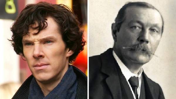 Benedict Cumberbatch y Arthur Conan Doyle Benedict Cumberbatch y Arthur Conan Doyle