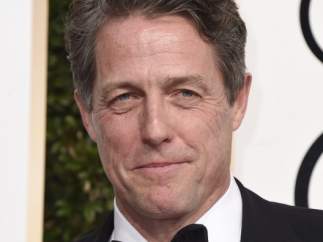Hugh Grant, en la alfombra roja de los Globos de Oro