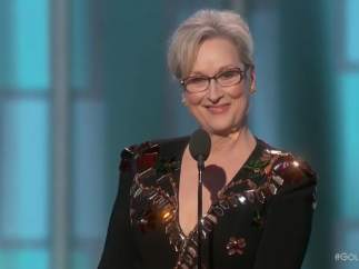 Meryl Streep se lleva el premio honorífico en los Globos de Oro