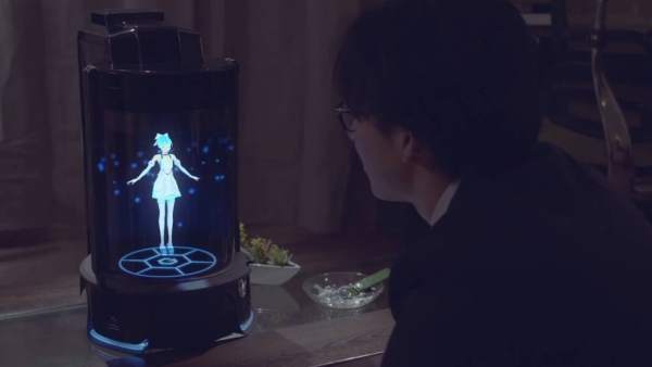 Asistente tecnológico con holograma Asistente tecnológico con holograma