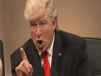Alec Baldwin imitando a Trump