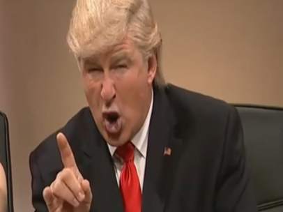 Alec Baldwin imitando a Trump