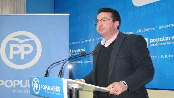 Fernando Manzano, secretario general del PP en Extremadura Fernando Manzano, secretario general del PP en Extremadura