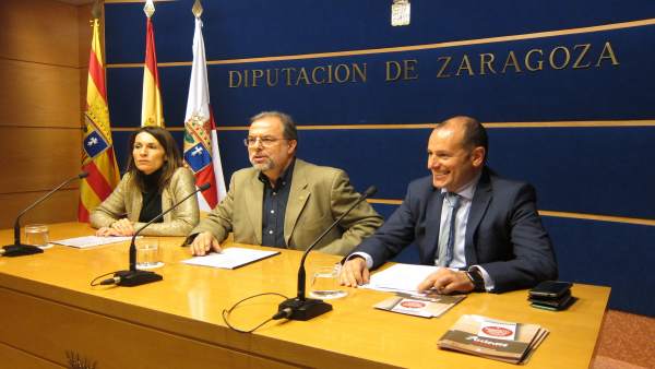 García, Fuster y Presencio han presentado en la DPZ la campaña 'Promhotel' García, Fuster y Presencio han presentado en la DPZ la campaña 'Promhotel'