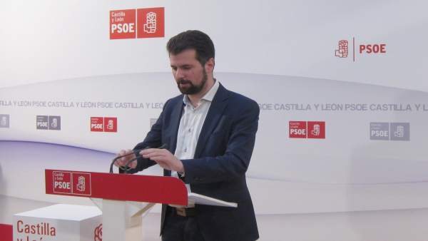 Luis Tudanca en la sede del PSOE de Castilla y León Luis Tudanca en la sede del PSOE de Castilla y León