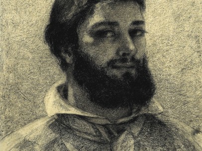 Gustave Courbet, Self Portrait , 1852