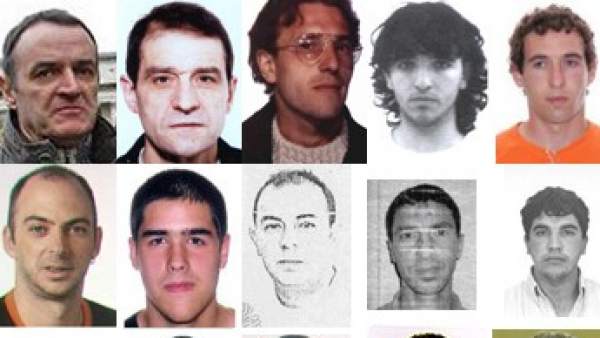 Los 15 terroristas más buscados de España. Los 15 terroristas más buscados de España.