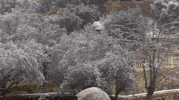 Nieve, nevada, frío, santuario de la Fuensanta Nieve, nevada, frío, santuario de la Fuensanta