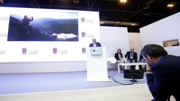 El presidente de la Diputación de Lugo, Darío Campos, en Fitur El presidente de la Diputación de Lugo, Darío Campos, en Fitur