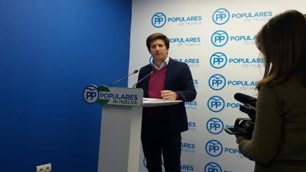 El parlamentario andaluz por el PP de Huelva Guillermo García Longoria. El parlamentario andaluz por el PP de Huelva Guillermo García Longoria.
