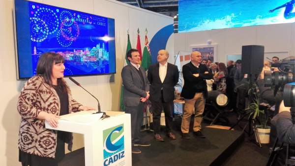 El Ayuntamiento de Cádiz presenta el 'Carnaval de la Libertad' en Fitur El Ayuntamiento de Cádiz presenta el 'Carnaval de la Libertad' en Fitur