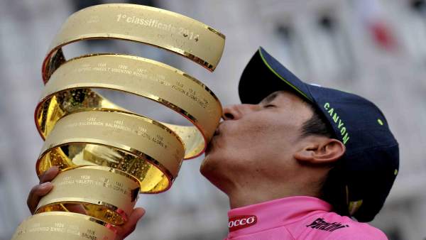 Nairo Quintana, ganador del Giro de Italia 2014 Nairo Quintana, ganador del Giro de Italia 2014