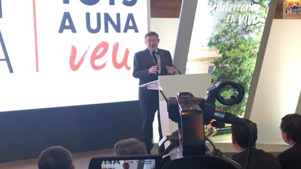 Ximo Puig en FITUR Ximo Puig en FITUR