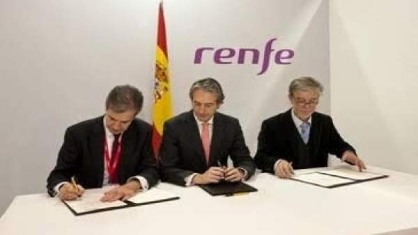 ÞÍñigo de la Serna y Santisteve firman convenio promoción ciudad con Renfe ÞÍñigo de la Serna y Santisteve firman convenio promoción ciudad con Renfe