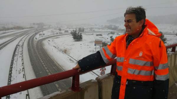 L director general de Carreteras en la autovía del Noroeste RM-15 L director general de Carreteras en la autovía del Noroeste RM-15