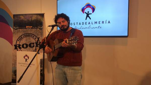 Uno de los artistas del festival, 'El Kanka', ha actuado en Fitur. Uno de los artistas del festival, 'El Kanka', ha actuado en Fitur.
