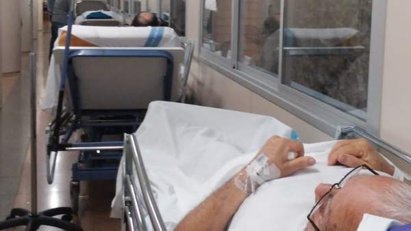 Servicio de Urgencias del Hospital Vall d'Hebron el sábado 10 diciembre. Servicio de Urgencias del Hospital Vall d'Hebron el sábado 10 diciembre.