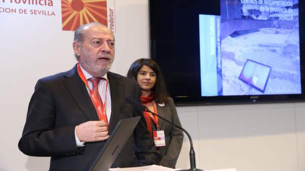 El presidente de Diputación de Sevilla, Fernando Rodríguez Villalobos, en Fitur El presidente de Diputación de Sevilla, Fernando Rodríguez Villalobos, en Fitur