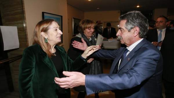 Ana Pastor y Miguel Ángel Revilla, en Madrid Ana Pastor y Miguel Ángel Revilla, en Madrid