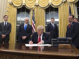 Trump, en la Casa Blanca
