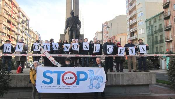 La plataforma contra el TTIP de La Rioja pide votar 'no' al CETA La plataforma contra el TTIP de La Rioja pide votar 'no' al CETA