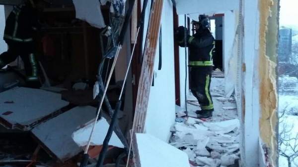 Vivienda de Villarreal de Huerva afectada por explosión de una estufa de butano Vivienda de Villarreal de Huerva afectada por explosión de una estufa de butano