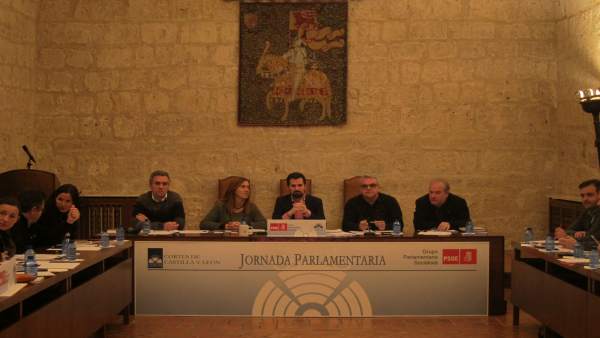 Luis Tudanca en la jornada Parlamentaria del Grupo Socialista en Fuensaldaña. Luis Tudanca en la jornada Parlamentaria del Grupo Socialista en Fuensaldaña.