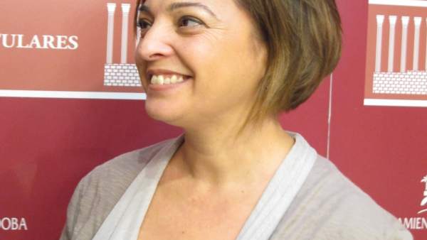 La alcaldesa de Córdoba, Isabel Ambrosio La alcaldesa de Córdoba, Isabel Ambrosio