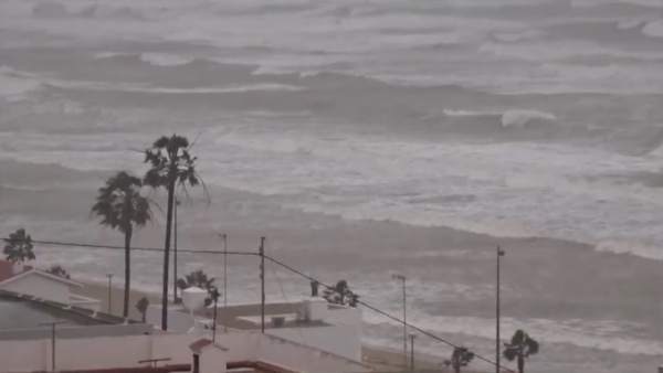 Costa en la Comunitat Valenciana durante el temporal Costa en la Comunitat Valenciana durante el temporal