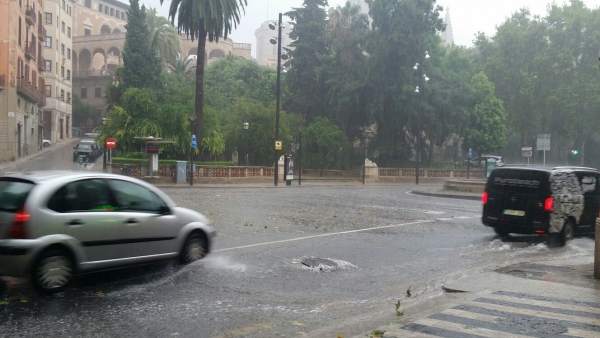 Lluvia en Palma Lluvia en Palma