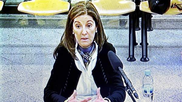 Momento de la declaración de Rosalía Iglesias Momento de la declaración de Rosalía Iglesias