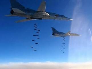 Aviones rusos bombardean objetivos de Estado Islámico en Siria