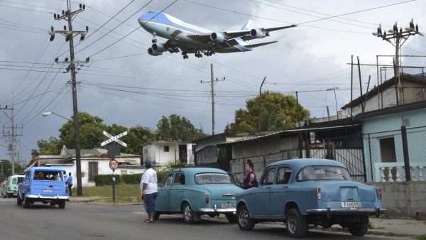 Llegada del Air Force One Llegada del Air Force One