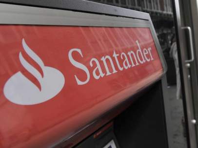 Un cajero del Banco Santander