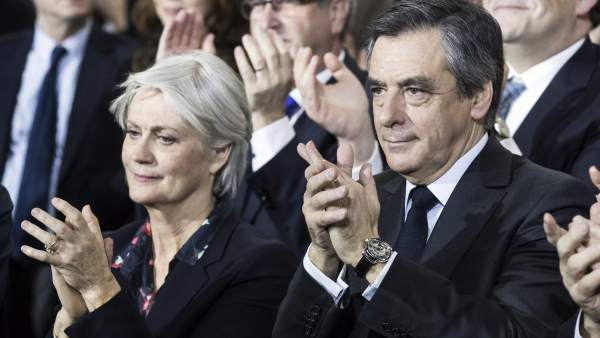 François Fillon, y su mujer, Penélope Fillon François Fillon, y su mujer, Penélope Fillon
