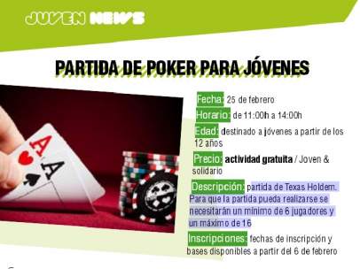 Folleto póker Boadilla